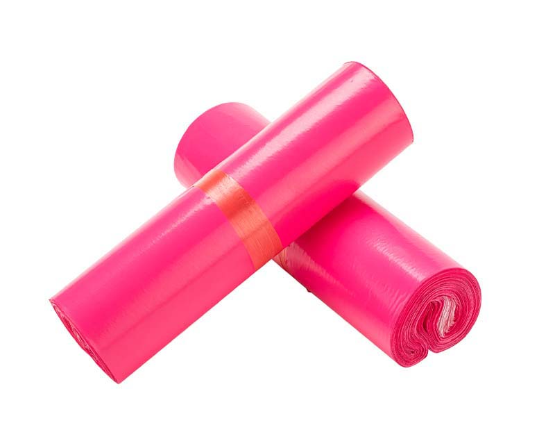 卧龙玫红色快递袋-02